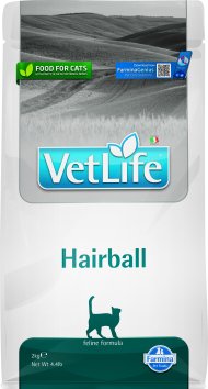 Farmina Vet Life Hairball - Лечебный корм для кошек для выведения комочков шерсти