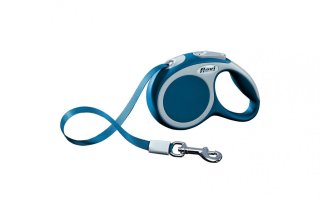 Flexi - Поводок-рулетка для собак, ленточный, 3 м до 12 кг (Vario Tape XS)