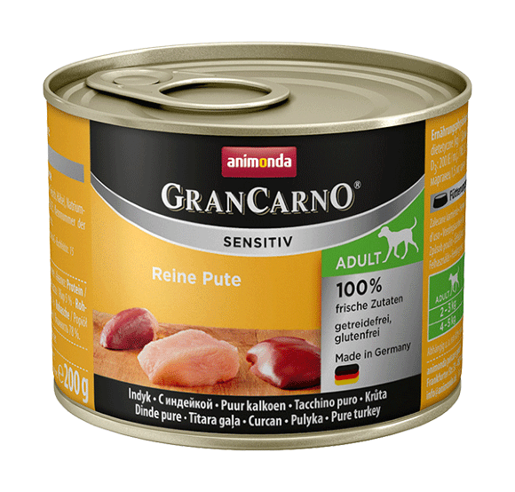 Animonda Gran Carno Sensitiv - Консервы для чувствительных собак c индейкой