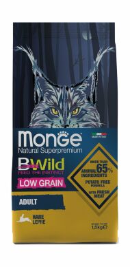 Monge BWild Cat Hare - Корм для взрослых кошек с мясом зайца