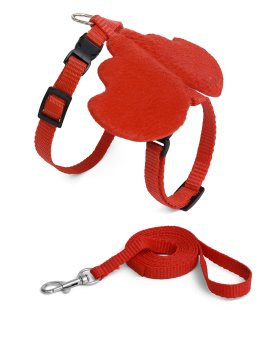 PetSHOP - Шлейка для кошек с поводком, 120 см, крылья