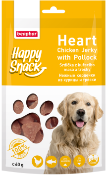 Beaphar Happy Snack - Лакомство для собак &amp;quot;Сердечки из цыпленка и трески&amp;quot; 60гр