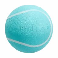 Playology - Жевательный мяч SQUEAKY CHEW BALL 8 см для собак средних и крупных пород с пищалкой и с ароматом