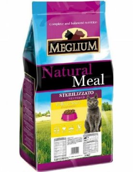 Meglium Neutered - Сухой корм для стерилизованных кошек курица, рыба