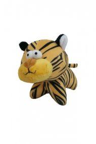 Papillon - Плюшевая игрушка для собак Глазастый тигр, с пищалкой