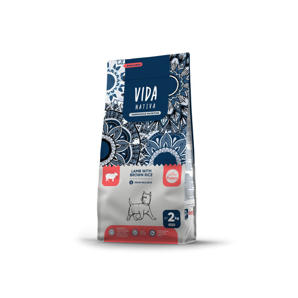 Vida Nativa - Сухой корм для щенков мелких пород, с ягненком и бурым рисом