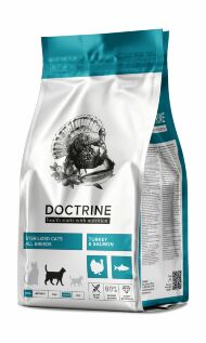 Doctrine - Сухой корм для стерилизованных кошек, с индейкой и лососем