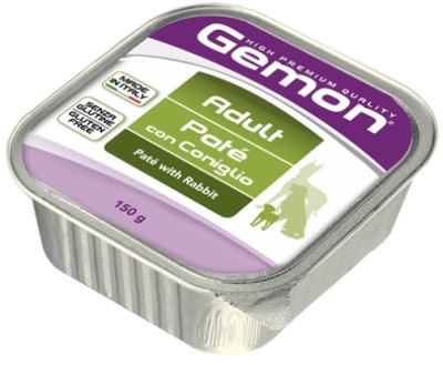 Gemon Dog - Консервы для собак паштет кролик 150г Gemon Dog - Консервы для собак паштет кролик 150г