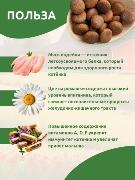 Statera - Сухой полнорационный корм для котят с индейкой