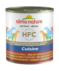 Almo Nature HFC Cuisine - Консервы для собак с говядиной и картофелем