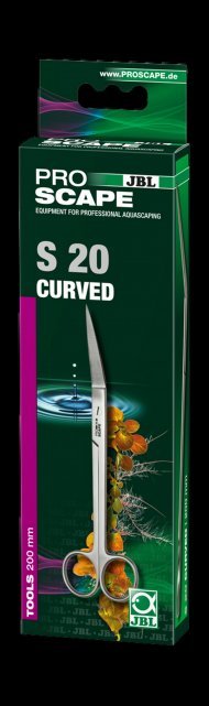 JBL ProScape Tool S 20 curved - Изогнутые ножницы для подрезки растений в аквариуме, 20 см