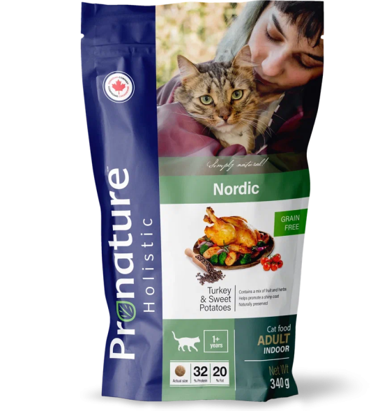 Pronature Holistic Nordic GF - Сухой беззерновой корм для кошек с индейкой