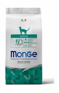 Monge Cat Hairball - Корм для кошек для выведения комков шерсти 