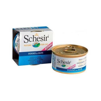 Schesir - Консервы для котят с тунцом и алоэ 85гр