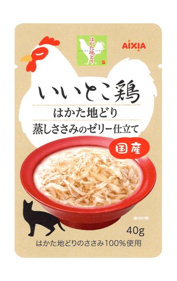 Aixia Iitokotori - Паучи для кошек "измельченное куриное филе в бульоне" 40гр