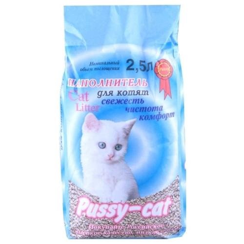 Pussy Cat - Наполнитель для котят, океанический 2,5л