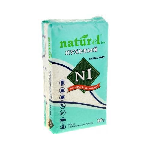 N1 Натурал &amp;quot;Пуховый&amp;quot; - Гигиеническая подстилка для грызунов 10 л