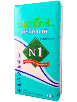 N1 Натурал &amp;quot;Пуховый&amp;quot; - Гигиеническая подстилка для грызунов 10 л