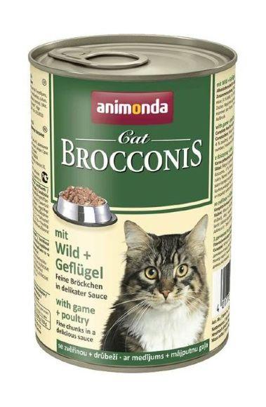 Animonda Brocconis - Консервы для кошек с дичью и домашней птицей 400гр
