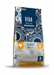 Vida Nativa - Сухой корм для щенков средних и крупных пород, с курицей и черникой