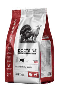 Doctrine - Беззерновой сухой корм для кошек, с индейкой, ягнёнком и рисом