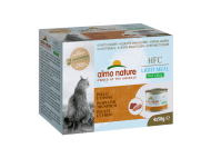 Almo Nature -  Низкокалорийные консервы для кошек "Курица и Тунец", 50гр*4шт