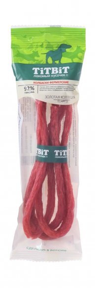 TiTBiT - Золотая коллекция, Колбаски Фермерские для собак