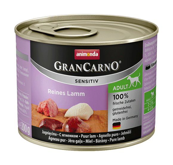Animonda Gran Carno Sensitiv - Консервы для чувствительных собак c ягненком