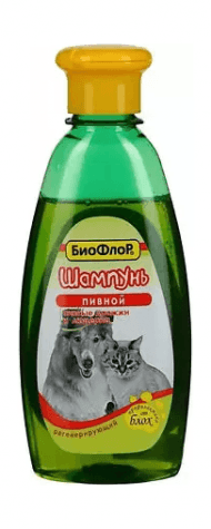 БиоФлор - Шампунь Пивной для собак и кошек, 245 мл