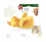 GiGwi - Игрушка для собак, "Утка" с пищалкой ткань, веревочный материал