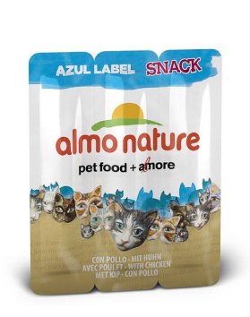 Almo Nature - Колбаски для кошек &amp;quot;Курица&amp;quot;, 3 шт