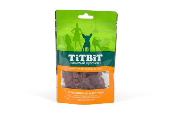 TitBit - Строганина из мяса утки для маленьких собак 50гр