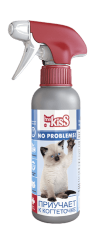 Ms. Kiss No problems - Спрей для кошек "Приучает к когтеточке"