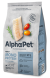 AlphaPet СуперПремиум Monoprotein (Монопротеин) - Сухой корм для взрослых собак мелких пород, с Белой Рыбой, 500 гр