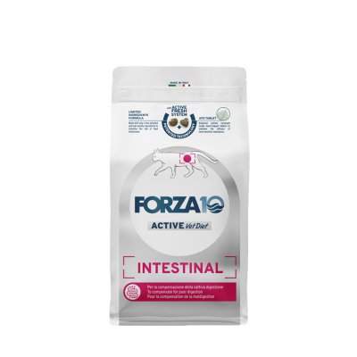 Forza10 Active Intestinal - Сухой корм для взрослых кошек при проблемах пищеварения, с Рыбой Forza10 Active Intestinal - Сухой корм для взрослых кошек при проблемах пищеварения, с Рыбой