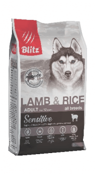  Blitz Adult  - Сухой корм для взрослых собак, ягненок и рис