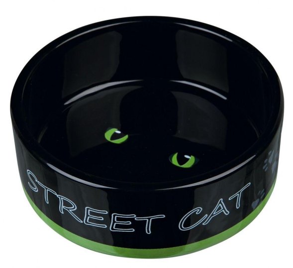 Trixie - Street Cat миска керамическая для кошек 0,3л д.12 см