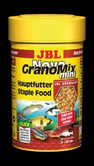 JBL NovoGranoMix mini - Основной корм в форме гранул для небольших пресноводных аквариумных рыб