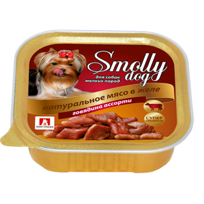 Зоогурман - Консервы для собак "Smolly dog" Говядина ассорти 100 гр Зоогурман - Консервы для собак