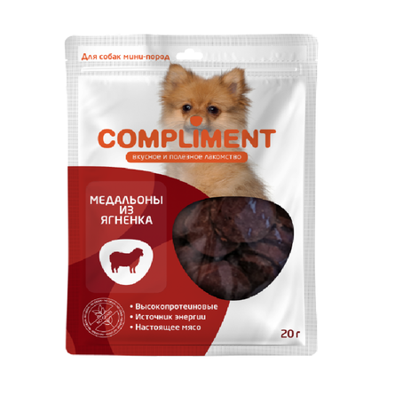 Compliment - Лакомство для собак, Медальоны из Ягненка