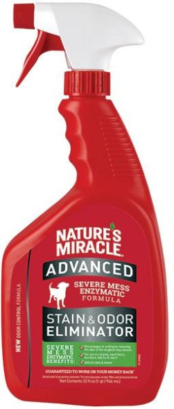 Nature&amp;#039;s Miracle - Уничтожитель пятен и запахов от собак с усиленной формулой, спрей 945 мл