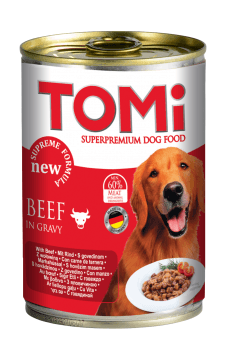 ToMi - Кусочки в соусе для взрослых собак всех пород с говядиной 400 гр