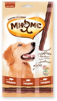 Мнямс - Лакомые палочки с говядиной для собак 45 г