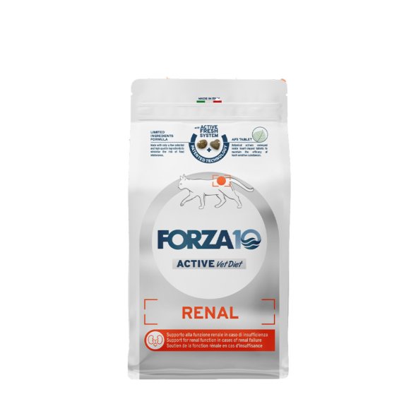 Forza10 Active Renal - Сухой корм для взрослых кошек при острой и хронической почечной недостаточности, с Рыбой