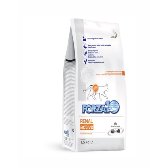 Forza10 Active Renal - Сухой корм для взрослых кошек при острой и хронической почечной недостаточности, с Рыбой