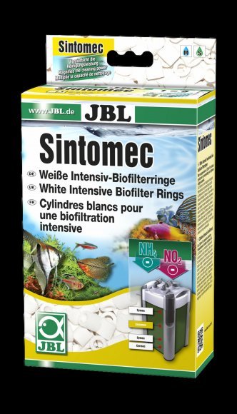 JBL Sintomec - Наполнитель для биофильтрации в форме колец из спеченного стекла, 450 г, на 200 л