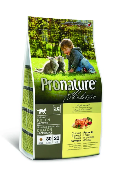Pronature Holistic Peruvian - Сухой корм для котят с курицей и сладким картофелем, 2 кг