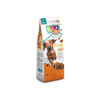 Hop Life - Сухой корм для собак, с Курицей, 15 кг