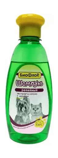 БиоФлор - Шампунь Репейный для собак и кошек, 245 мл