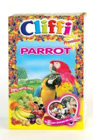 Cliffi Super Premium Parrot - корм для попугаев с ягодами, фруктами и орехами 500гр